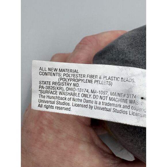 Vintage 1999 Stuffins Hunchback of Notre Dame Plush Universal Monsters 6” - Picture 13 of 13